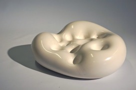 Blanc de blanc (2016) Gips und Wachs (11x28x30 cm)