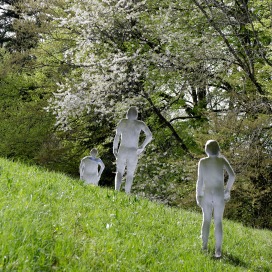 «Fortwährend», 3 Körperabformungen, Sissacherfluh, 2015