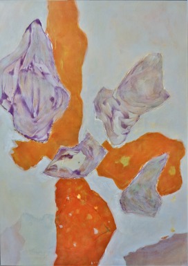 &laquo;In der Schwebe&raquo; 170 x 120cm, Eitempera &Oel, 2020