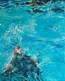 &laquo;Emerge&raquo; 2025 &ndash; Acryl auf Leinwand 50 x 40cm